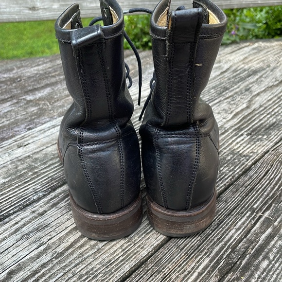 Frye Veronica Combat Boot Bootie lace up 3476276 9B 9 - Picture 4 of 11